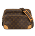 Nile Crossbody, &pound;695, Handbags, Beige/Brown, Canvas, Front view
